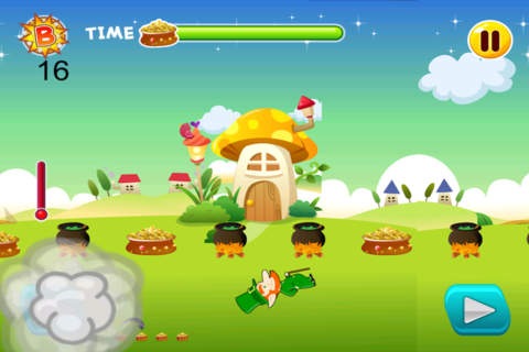 St. Patrick's Day Leprechaun Leaping Over Prize Gold Game screenshot 4