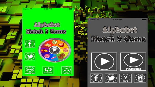 【免費遊戲App】Alphabet  Match 3 Game-APP點子