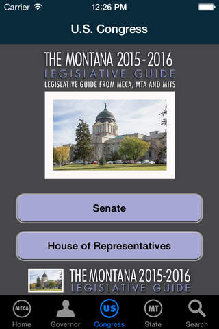 Montana 2015-2016 Legislative Directory screenshot 2
