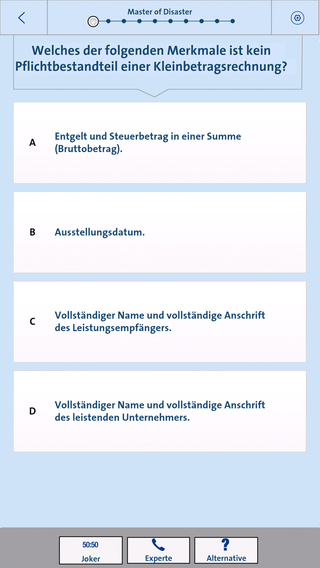 【免費遊戲App】Wer wird Steuerfach-Experte? 1-APP點子