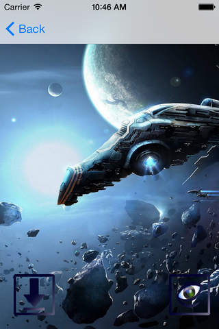 Spaceships Wallpapers screenshot 2