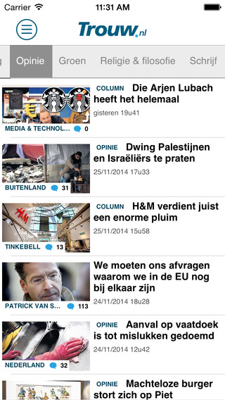 【免費新聞App】Trouw.nl Mobile-APP點子