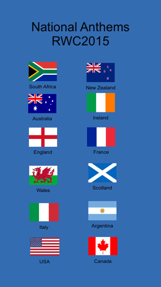 【免費運動App】National Anthems RWC2015-APP點子