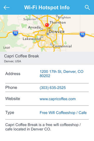 Denver City Free Wi-Fi Hotspots screenshot 3