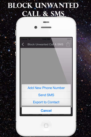 iBlacklist Manager Pro - Blocked Call & SMS,Group contacts,Backup on Dropbox. screenshot 2