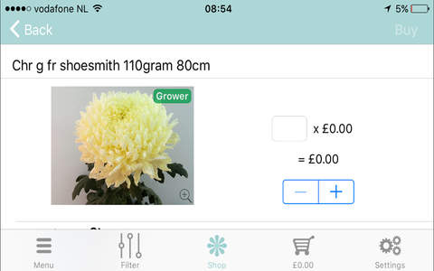 Peake Blooms Webshop screenshot 4