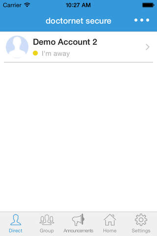 doctornet secure messenger screenshot 2