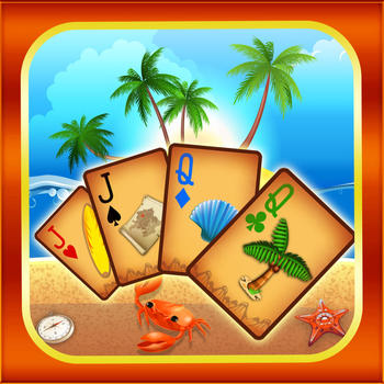 Beach Island Tri Tower Pyramid Solitaire LOGO-APP點子