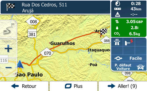 Brazil - iGO primo app screenshot 2