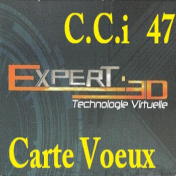 CCI FABLAB 47 Carte de Voeux 2014 LOGO-APP點子