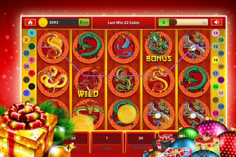 Christmas Double Jackpot Slots - Vip Celebration Santa Trophy screenshot 2