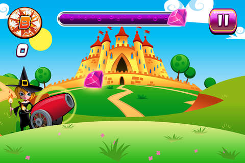 A Bubble Craze of Defense Witches - Matching and Popping of Jewels FREE screenshot 3