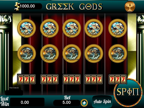 【免費遊戲App】777 Greek Gods Vegas Slots Casino Machine FREE-APP點子