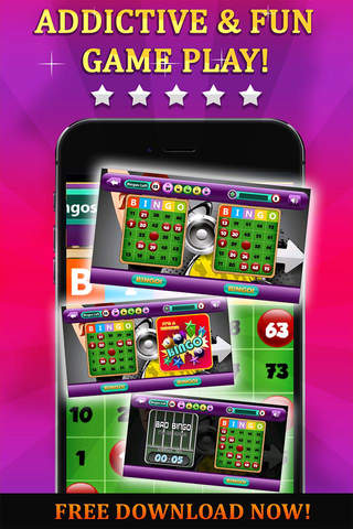 Bingo Lady Rush PRO - Play the most Famous Card Game in the Casino for FREE ! screenshot 2