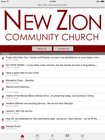 【免費生活App】New Zion Community Church-APP點子