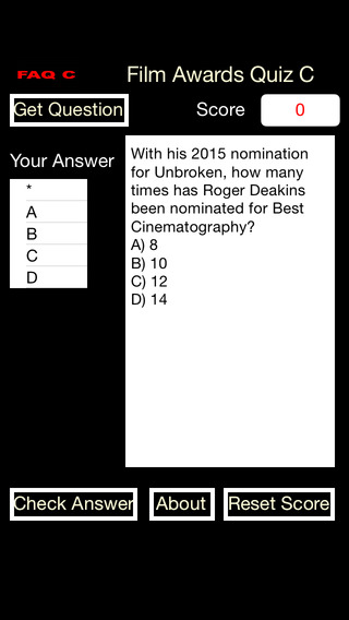 【免費遊戲App】Film Awards Quiz C-APP點子