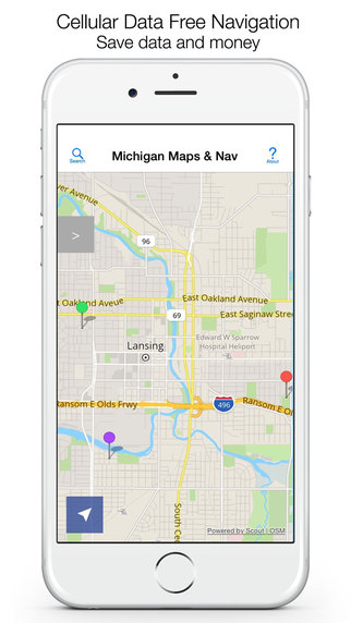 免費下載交通運輸APP|Michigan Offline Maps & Offline Navigation app開箱文|APP開箱王
