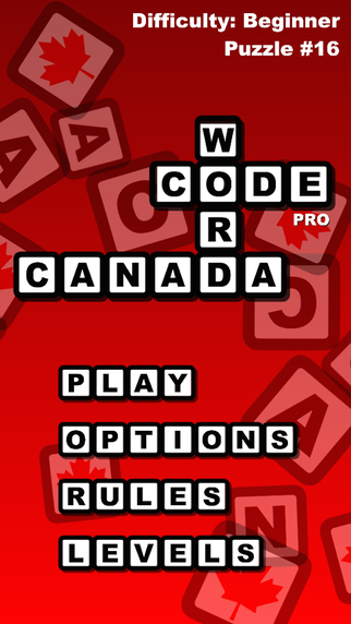 【免費遊戲App】CodeWord Canada Pro-APP點子