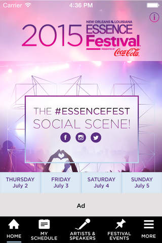 ESSENCE Festival 2015 screenshot 2