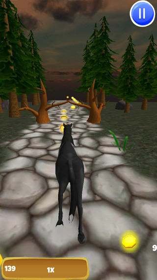 A Black Stallion: 3D Horsey Running Game - Pro Edition