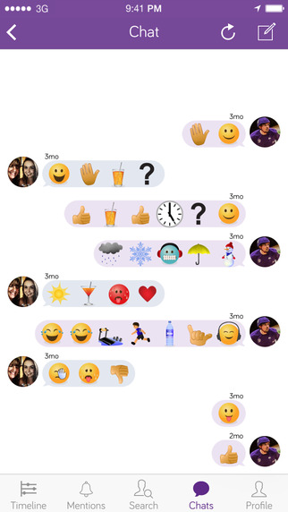 【免費社交App】Emojicate -Emoji Only Chat & Social Networking App-APP點子