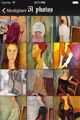 Modigliani lifework screenshot 2