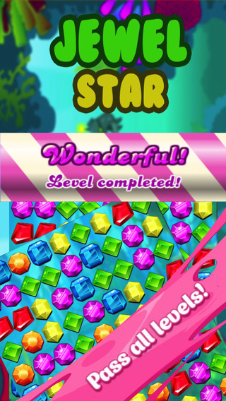 【免費遊戲App】Jewel Star World HD-A splashy diamond and gem matching game-APP點子