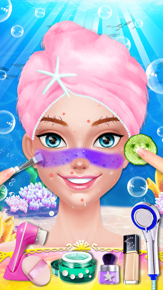 Mermaid Princess Wedding Salon - Little Ocean Bride
