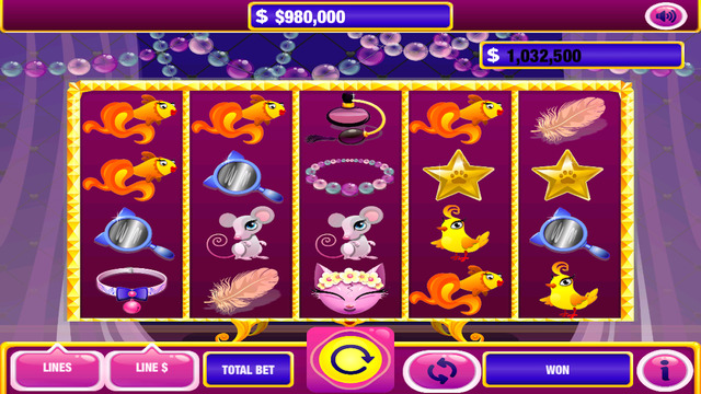 Lucky Kitty Cat Casino Jackpot Slot Machine Game FREE