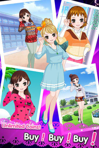 Girl's Holiday - dress up games for girls screenshot 2