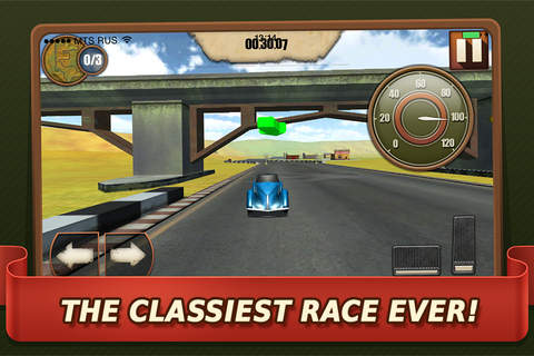 Retro Car Racing 3D Deluxe screenshot 4
