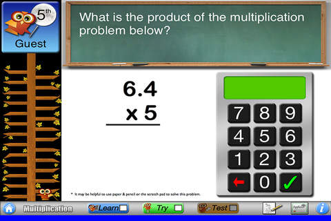 AppTutor Grade 5 Multiplication (G5M) screenshot 4