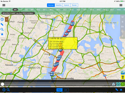 【免費交通運輸App】NYC Bus Real Time - Public Transportation Directions and Trip Planner-APP點子