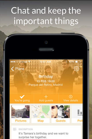meets, make plans with friends and discover concerts, culture and parties in your city. screenshot 2
