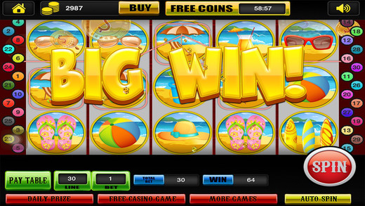 【免費遊戲App】AAA Beach Party Double-down Casino Craze - Fun House in Vegas Spin & Win Best Big Prizes Slots Free-APP點子