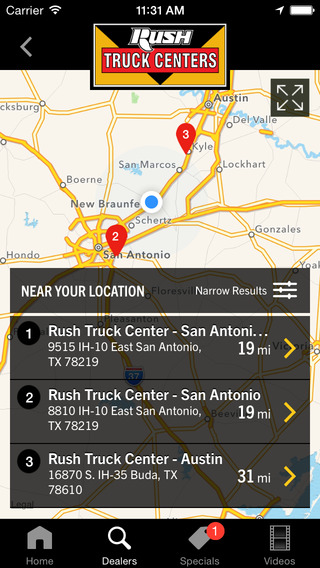 【免費商業App】Rush Truck Centers-APP點子