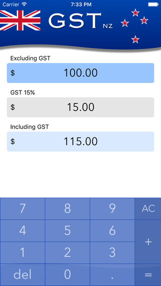 GST NZ - Calculate New Zealand GST