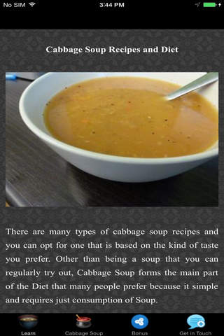 Cabbage Soup Recipes and Diet screenshot 2