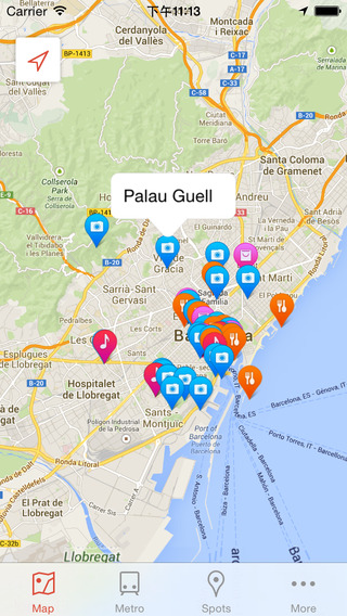 【免費交通運輸App】Barcelona Offline Map Pro (Metro, GPS)-APP點子