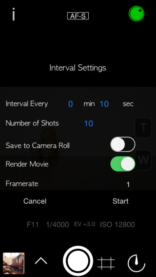 IntervalCam - Create Timelapse Movies