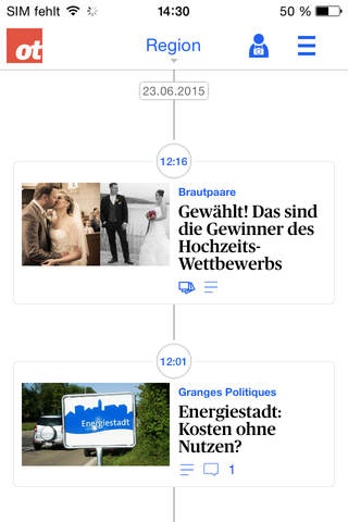 Oltner Tagblatt News screenshot 3