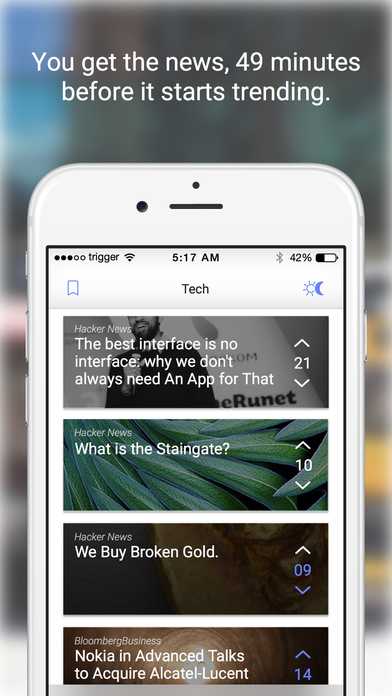 【免費新聞App】Trigger - The things you want to read, first.-APP點子