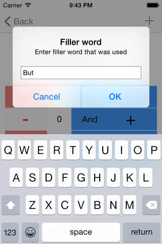 Filler Word Counter screenshot 2