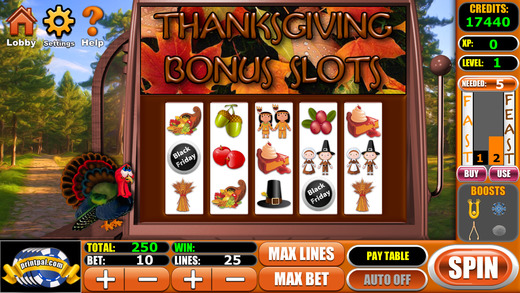 【免費遊戲App】Thanksgiving Bonus Slots - Free Vegas Casino Slot Game-APP點子