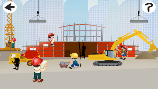 A Construction Site Shadow Game: Learn and Play for Children