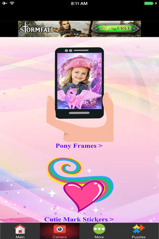 Little Pony Unicorn Magic Photo Frames for Girls screenshot 3