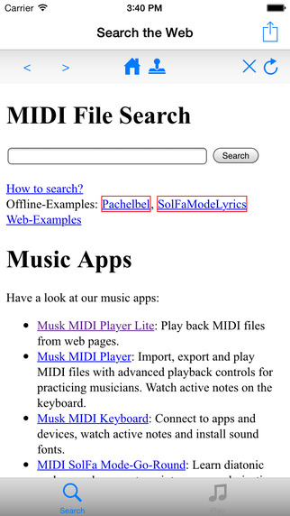 Musk MIDI Player Lite