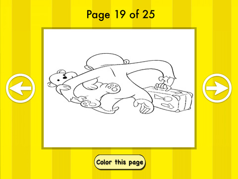 Coloring Book for George the Curious unofficial