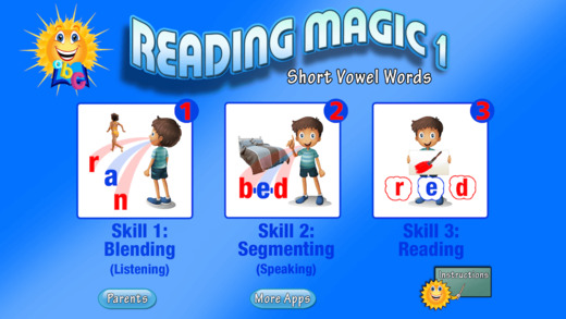 READING MAGIC Deluxe--Learning to Read Through 3 Advanced Phonics Games