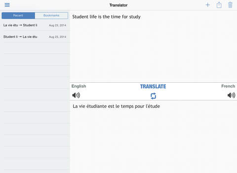 【免費教育App】French Dictionary, Translator, Phrase Book-APP點子